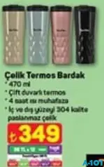 TANTİTONİ ÇELİK TERMOS BARDAK 470 ML TANTİTONİ ÇELİK TERMOS BARDAK 470 ML
